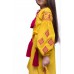 Embroidered dress for girl "Adriana" amber